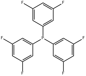 Phosphine, tris(3,5-difluorophenyl)- Structure