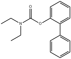 Carbamic acid, N,N-diethyl-, [1,1'-biphenyl]-2-yl ester Struktur