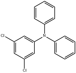 (3,5-二氯苯基)-二苯胺,1329428-05-8,结构式