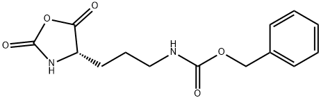 Carbamic acid, N-[3-[(4S)-2,5-dioxo-4-oxazolidinyl]propyl]-, phenylmethyl ester Structure