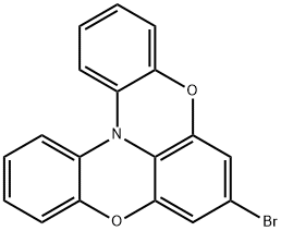 [1,4]BENZOXAZINO[2,3,4-KL]PHENOXAZINE, 7-BROMO-, 1333316-19-0, 结构式