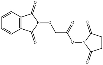 Acetic acid, 2-[(1,3-dihydro-1,3-dioxo-2H-isoindol-2-yl)oxy]-, 2,5-dioxo-1-pyrrolidinyl ester Structure