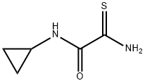 Acetamide, 2-amino-N-cyclopropyl-2-thioxo- Structure