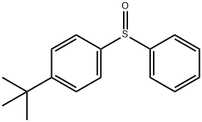 Benzene, 1-(1,1-dimethylethyl)-4-(phenylsulfinyl)- Struktur