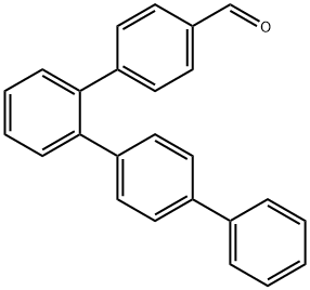 [1,1':2',1'':4'',1'''-Quaterphenyl]-4-carboxaldehyde,1334287-58-9,结构式