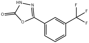 5-[3-(Trifluoromethyl)phenyl]-3H-1,3,4-oxadiazol-2-one Structure