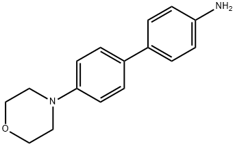 [1,1'-Biphenyl]-4-amine, 4'-(4-morpholinyl)- Structure