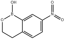 7-nitro-3,4-dihydro-1H-2,1-benzoxaborinin-1-ol,1335095-07-2,结构式