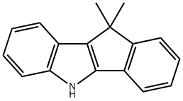 Indeno[1,2-b]indole, 5,10-dihydro-10,10-dimethyl- Structure