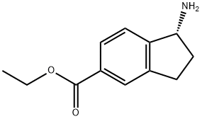 (R)-ethyl 1-amino-2,3-dihydro-1H-indene-5-carboxylate,1335717-15-1,结构式