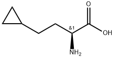 (S)-2-Amino-4-cyclopropylbutanoic acid Structure