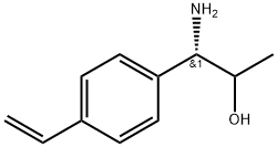 (1S)-1-amino-1-(4-vinylphenyl)propan-2-ol 结构式