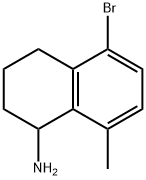 5-BROMO-8-METHYL-1,2,3,4-TETRAHYDRONAPHTHYLAMINE Struktur