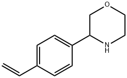 Morpholine,3-(4-ethenylphenyl)- Struktur