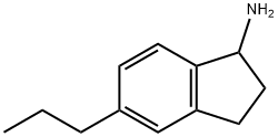 5-propyl-2,3-dihydro-1H-inden-1-amine 结构式