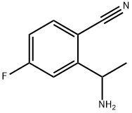 Benzonitrile, 2-(1-aminoethyl)-4-fluoro- Structure