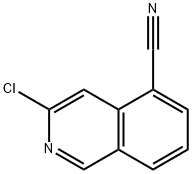 3-chloroisoquinoline-5-carbonitrile Structure