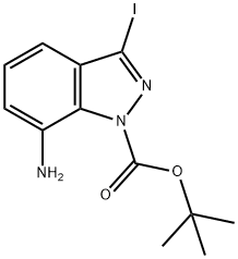 1337882-56-0 1H-Indazole-1-carboxylic acid, 7-amino-3-iodo-, 1,1-dimethylethyl ester