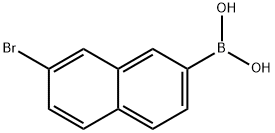 B-(7-溴-2-萘基)硼酸, 1337916-21-8, 结构式