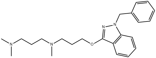 1,3-Propanediamine, N1,N1,N3-trimethyl-N3-[3-[[1-(phenylmethyl)-1H-indazol-3-yl]oxy]propyl]-|BENZYDAMINE HYDROCHLORIDE - IMPURITY D (EP/BP)