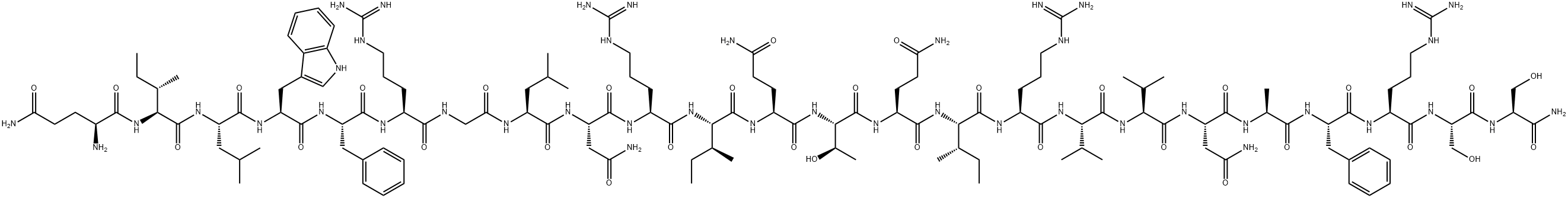 peptide C24W Structure