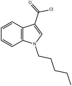 1-Pentyl-1H-indole-3-carbonyl chloride 化学構造式