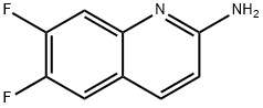 2-Quinolinamine, 6,7-difluoro- Structure