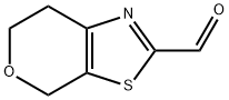 4H,6H,7H-pyrano[4,3-d][1,3]thiazole-2-carbaldehyde 化学構造式