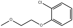 1-氯-2-(2-甲氧基乙氧基)苯 结构式