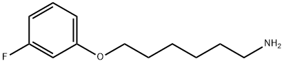 1-Hexanamine, 6-(3-fluorophenoxy)- Structure