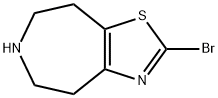 2-bromo-5,6,7,8-tetrahydro-4H-thiazolo[4,5-d]azepine 结构式