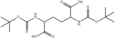 Hexanedioic acid, 2,5-bis[[(1,1-dimethylethoxy)carbonyl]amino]- (9CI) Structure