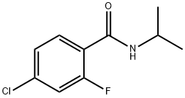 Benzamide, 4-chloro-2-fluoro-N-(1-methylethyl)-,1341490-88-7,结构式