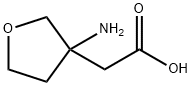 3-Furanacetic acid, 3-aminotetrahydro-,1341575-20-9,结构式