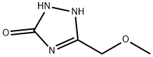 3H-1,2,4-Triazol-3-one, 1,2-dihydro-5-(methoxymethyl)-, 1341734-61-9, 结构式