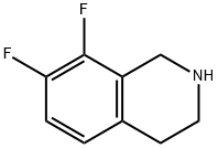 Isoquinoline, 7,8-difluoro-1,2,3,4-tetrahydro- Structure