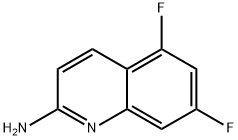 2-Quinolinamine, 5,7-difluoro- Struktur