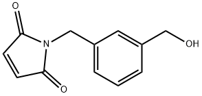 1H-Pyrrole-2,5-dione, 1-[[3-(hydroxymethyl)phenyl]methyl]- Structure