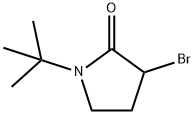2-Pyrrolidinone, 3-bromo-1-(1,1-dimethylethyl)- Structure