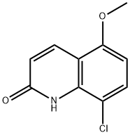 2(1H)-Quinolinone, 8-chloro-5-methoxy- 化学構造式
