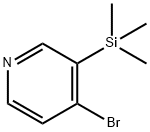 Pyridine, 4-bromo-3-(trimethylsilyl)-,134391-73-4,结构式