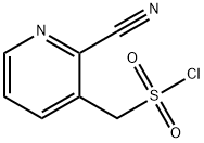 3-Pyridinemethanesulfonyl chloride, 2-cyano- 结构式