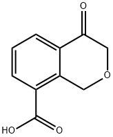 1H-2-Benzopyran-8-carboxylic acid, 3,4-dihydro-4-oxo- Structure