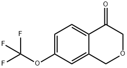 7-Trifluoromethoxy-isochroman-4-one Structure