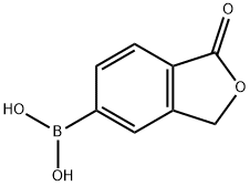 (1-氧代-1,3-二氢异苯并呋喃-5-基)硼酸 结构式