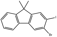 3-溴-2-碘-9,9-二甲基-9H-芴,1346635-65-1,结构式