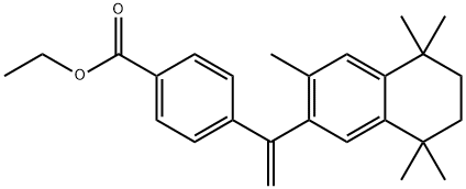 Benzoic acid, 4-[1-(5,6,7,8-tetrahydro-3,5,5,8,8-pentamethyl-2-naphthalenyl)ethenyl]-, ethyl ester|