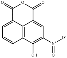1H,3H-Naphtho[1,8-cd]pyran-1,3-dione, 6-hydroxy-5-nitro- Struktur