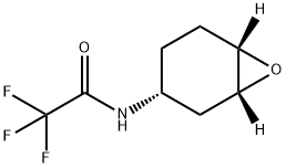 Acetamide, 2,2,2-trifluoro-N-(1R,3R,6S)-7-oxabicyclo[4.1.0]hept-3-yl- Struktur