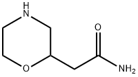 2-(morpholin-2-yl)acetamide Structure